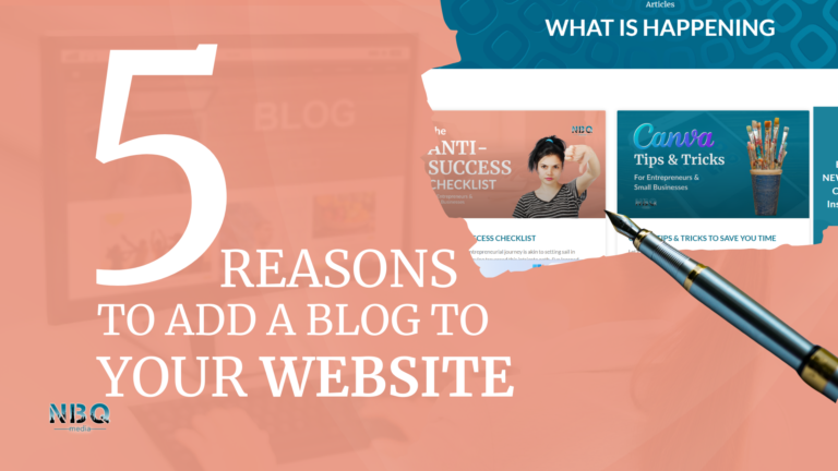 add a blog to your website